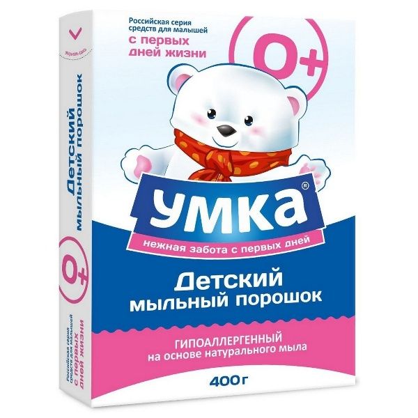 Изображение товара Умка Порошок стиральный Детский 400г Умка Порошок стиральный Детский 400г фотография