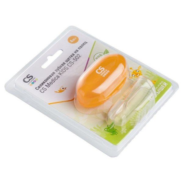 Изображение товара CS Medica KIDS CS-502 силиконовая жевательная зубная щетка детская CS Medica KIDS CS-502 силиконовая жевательная зубная щетка детская фотография