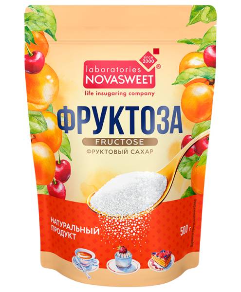 Изображение товара Фруктоза Новасвит 500гр дой-пак порошок Фруктоза Новасвит 500гр дой-пак порошок фотография
