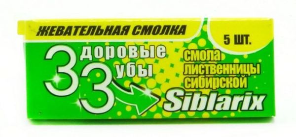 Изображение товара Смолка жевательная здоровые зубы silblarix №5 Смолка жевательная здоровые зубы silblarix №5 фотография