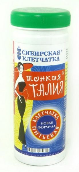 Изображение товара Клетчатка сибирская Тонкая талия 170 гр Клетчатка сибирская Тонкая талия 170 гр фотография