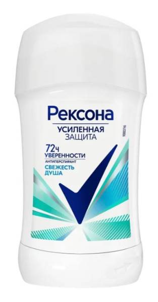 Антиперспирант Rexona стик Свежесть душа 40мл фотография